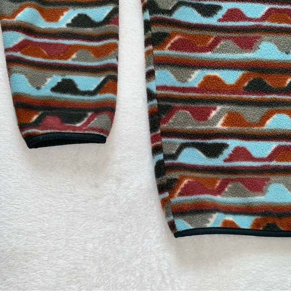 Patagonia Synchilla Delta Cider Red Aztec Size M - Picture 3 of 6